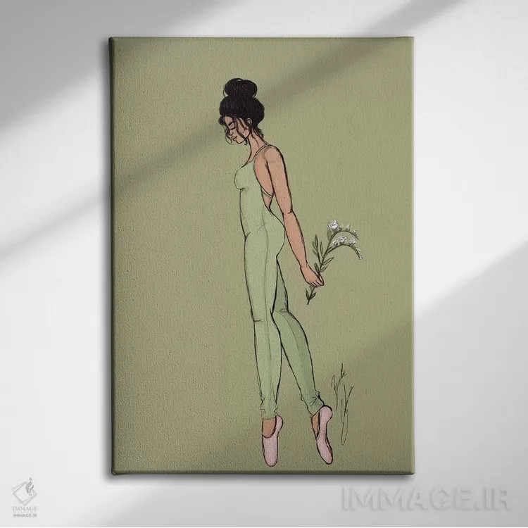 تابلو زیتون اثر بروک اشلی - نمای روبهرو روی دیوار