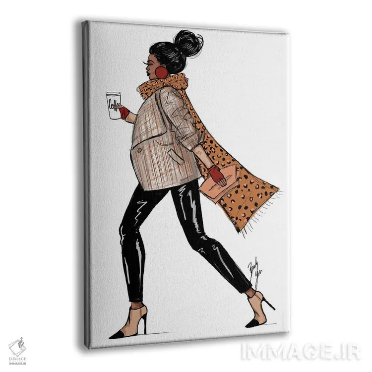 تابلو در حرکت اثر بروک اشلی - نمای پرسپکتیو محصول