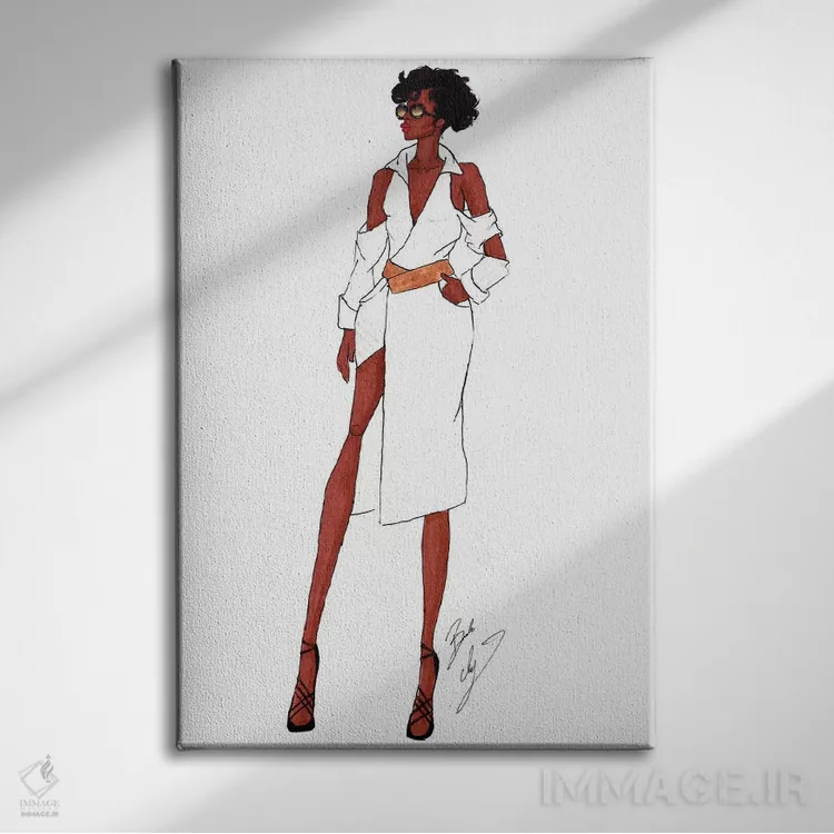 تابلو نسیم خنک اثر بروک اشلی - نمای روبهرو روی دیوار