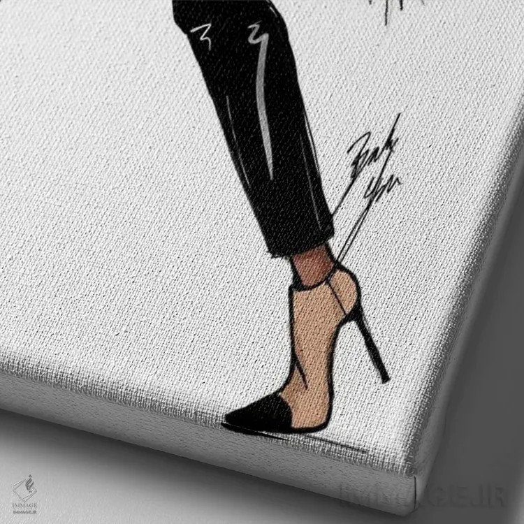 تابلو در حرکت اثر بروک اشلی - نمای نزدیک بافت بوم