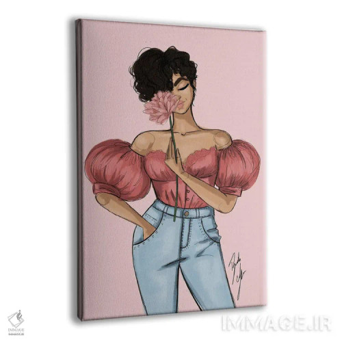 تابلو میخکهای شیرین اثر بروک اشلی - نمای پرسپکتیو محصول