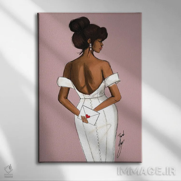 تابلو مال من باش اثر بروک اشلی - نمای روبهرو روی دیوار