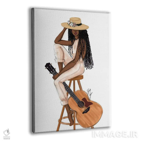 تابلو موسیقیدان اثر بروک اشلی - نمای پرسپکتیو محصول