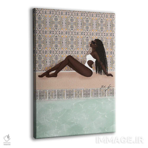 تابلو ریتمهای درخشان اثر بروک اشلی - نمای پرسپکتیو محصول