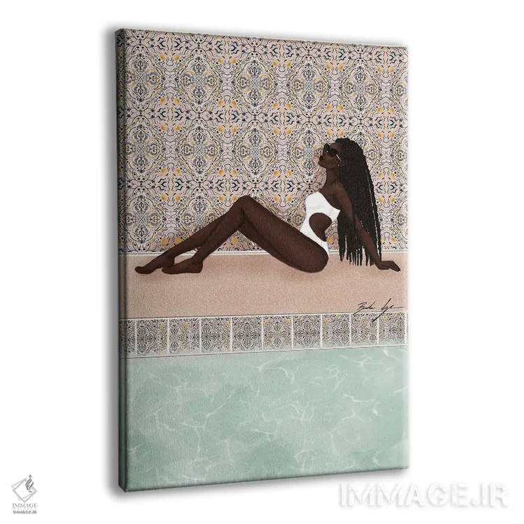 تابلو ریتمهای درخشان اثر بروک اشلی - نمای پرسپکتیو محصول