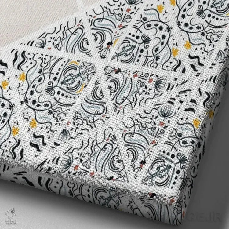 تابلو کنار استخر اثر بروک اشلی - نمای نزدیک بافت بوم