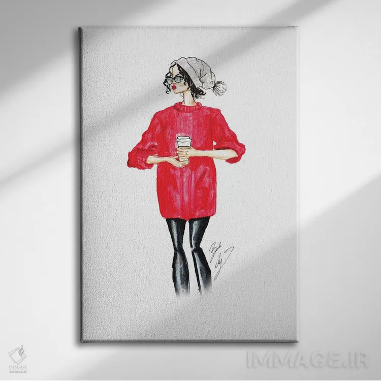 تابلو دسامبر اثر بروک اشلی - نمای روبهرو روی دیوار