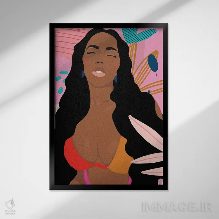 تابلو خداحافظ افسردگی زمستانی اثر برندی آدامز-پیفوس - نمای قابدار مشکی