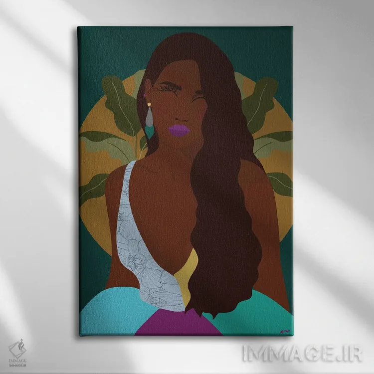 تابلو افسانهای (اثیری) اثر برندی آدامز-پیفوس - نمای روبهرو روی دیوار