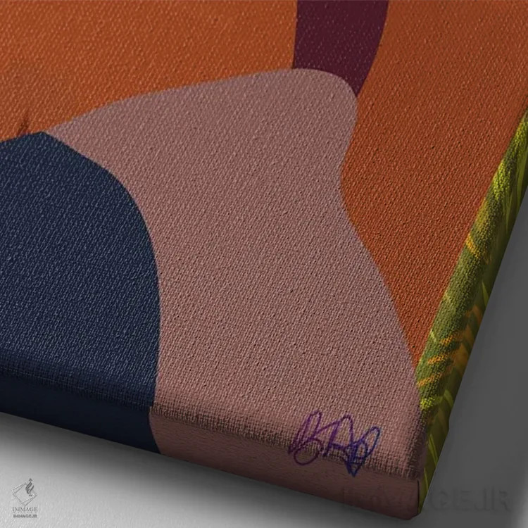 تابلو آرامشم را در آغوش میگیرم اثر برندی آدامز-پیفوس - نمای نزدیک بافت بوم