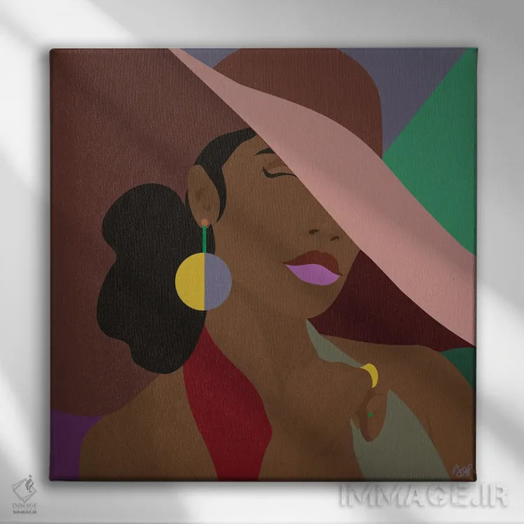 تابلو خودم را حس میکنم (اعتماد به نفس) اثر برندی آدامز-پیفوس - نمای روبهرو روی دیوار