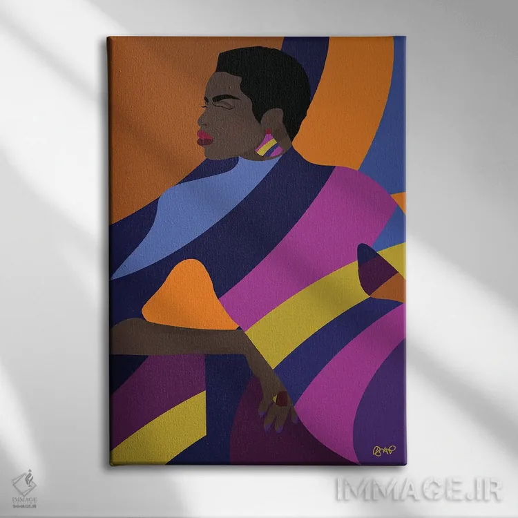 تابلو چشم به جایزه اثر برندی آدامز-پیفوس - نمای روبهرو روی دیوار