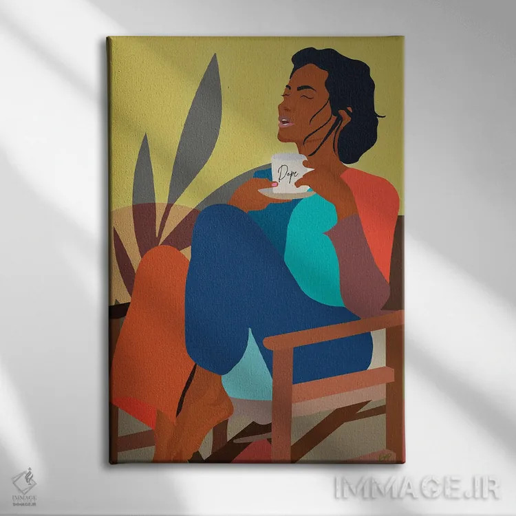 تابلو صبحهای خوب اثر برندی آدامز-پیفوس - نمای روبهرو روی دیوار