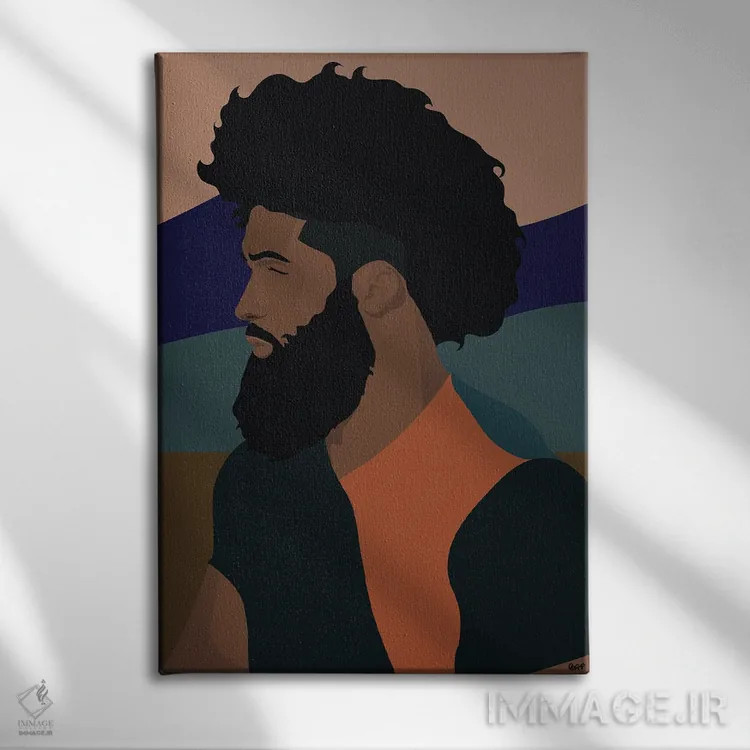 تابلو او که بزرگ است اثر برندی آدامز-پیفوس - نمای روبهرو روی دیوار