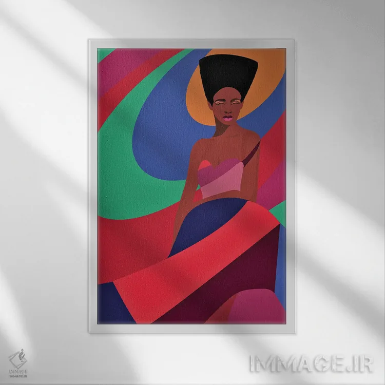 تابلو پیراهن اثر برندی آدامز-پیفوس - نمای قابدار سفید