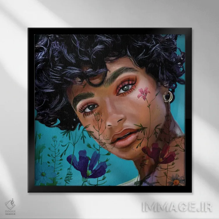 تابلو رشد اثر برندی آدامز-پیفوس - نمای قابدار مشکی