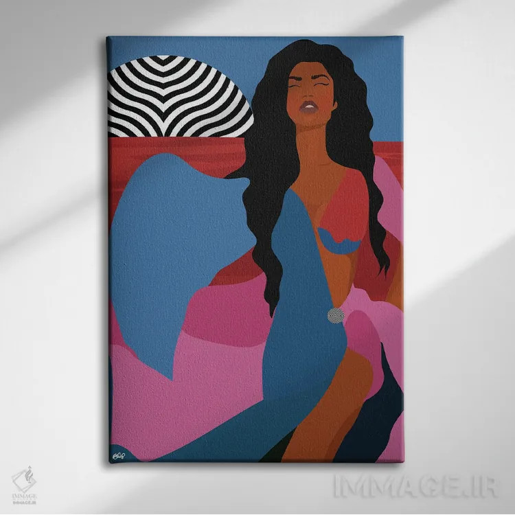 تابلو پس از شکافتن دریای سرخ اثر برندی آدامز-پیفوس - نمای روبهرو روی دیوار