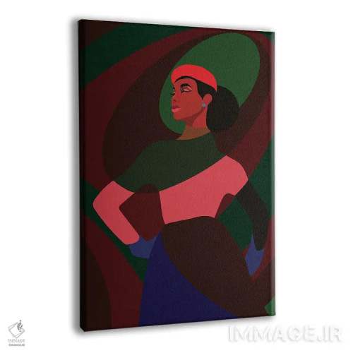 تابلو کلاه قرمز کوچک اثر برندی آدامز-پیفوس - نمای پرسپکتیو محصول