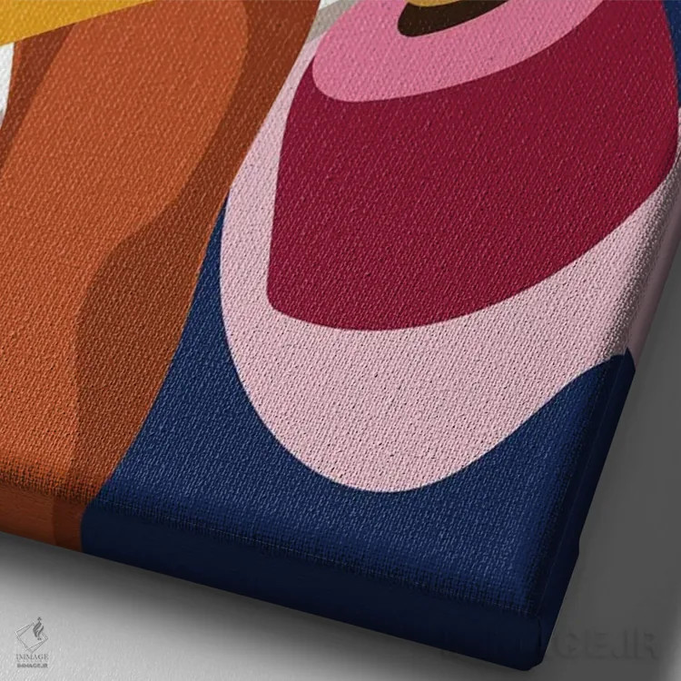 تابلو به راحتی تو را پشت سر میگذارم (تمثیلی) اثر برندی آدامز-پیفوس - نمای نزدیک بافت بوم