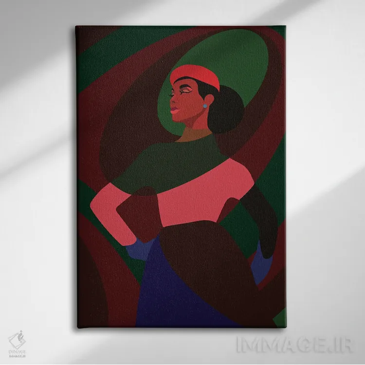 تابلو کلاه قرمز کوچک اثر برندی آدامز-پیفوس - نمای روبهرو روی دیوار