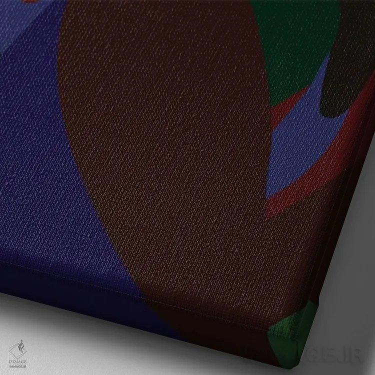 تابلو کلاه قرمز کوچک اثر برندی آدامز-پیفوس - نمای نزدیک بافت بوم