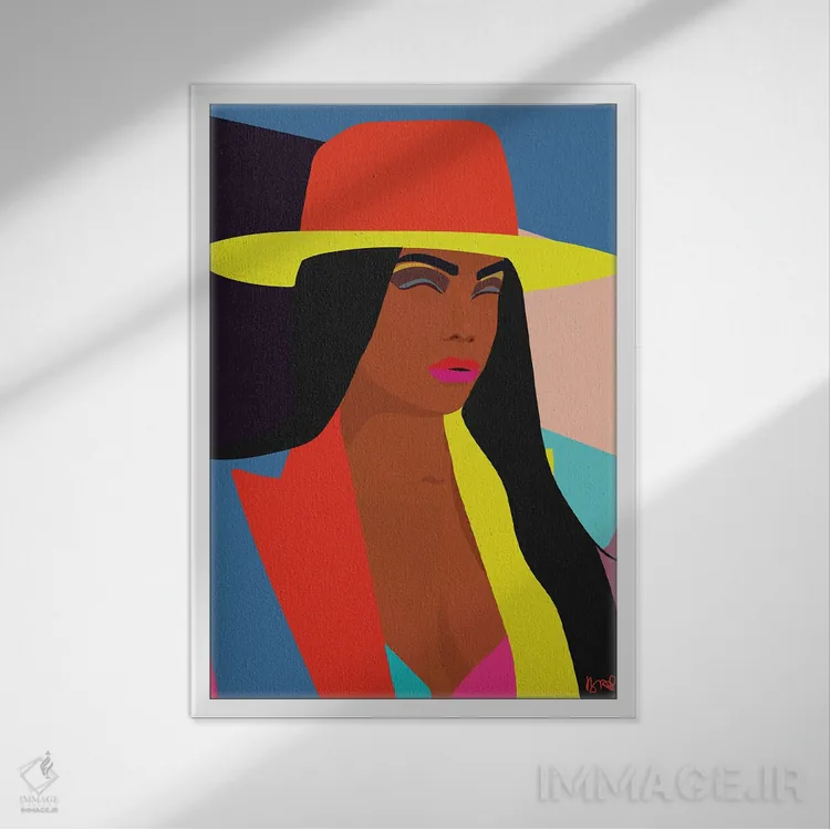 تابلو یه حس خوبه (اصطلاح عامیانه) اثر برندی آدامز-پیفوس - نمای قابدار سفید