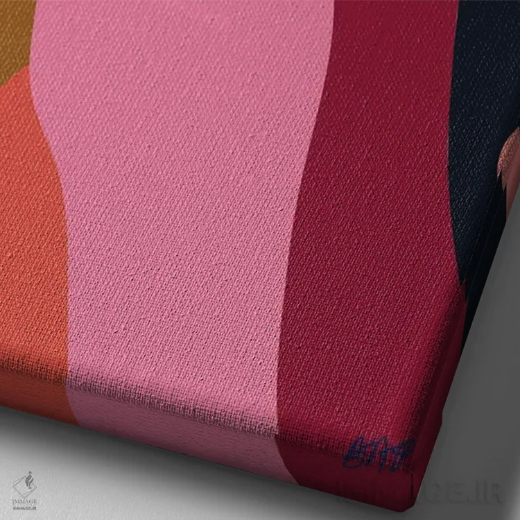 تابلو فقط حال خوب (ریلکس) اثر برندی آدامز-پیفوس - نمای نزدیک بافت بوم