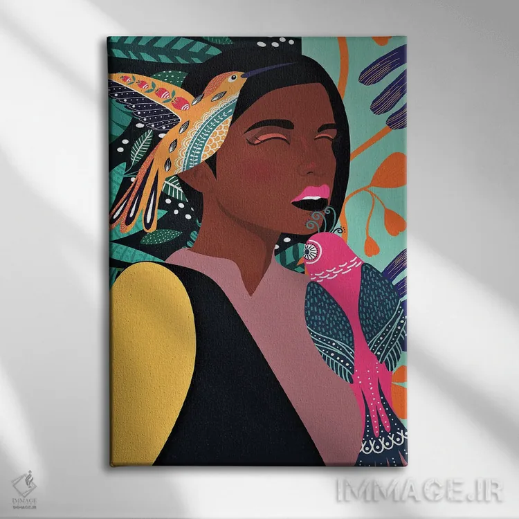 تابلو وفور خود را جذب کن اثر برندی آدامز-پیفوس - نمای روبهرو روی دیوار