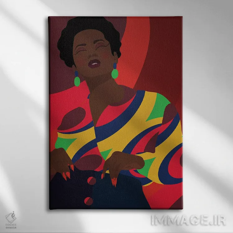 تابلو برجسته و درخشان (اصطلاح عامیانه) اثر برندی آدامز-پیفوس - نمای روبهرو روی دیوار