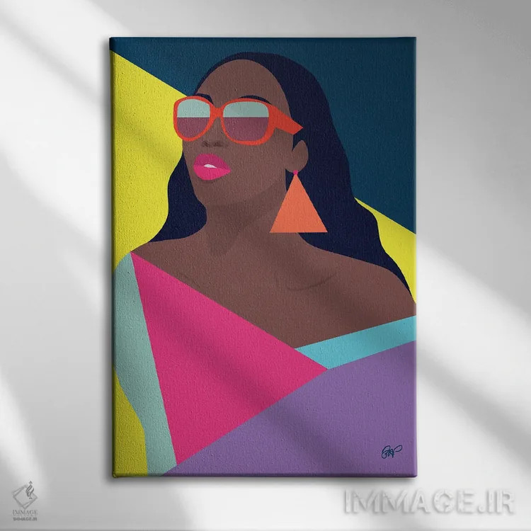 تابلو دیدگاه اثر برندی آدامز-پیفوس - نمای روبهرو روی دیوار