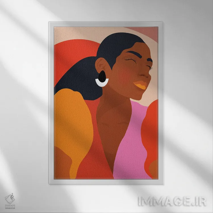 تابلو شادی کردن اثر برندی آدامز-پیفوس - نمای قابدار سفید