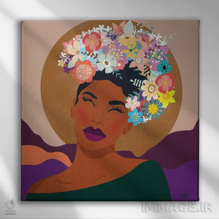 تابلو شکوفه زدن اثر برندی آدامز-پیفوس - نمای روبهرو روی دیوار