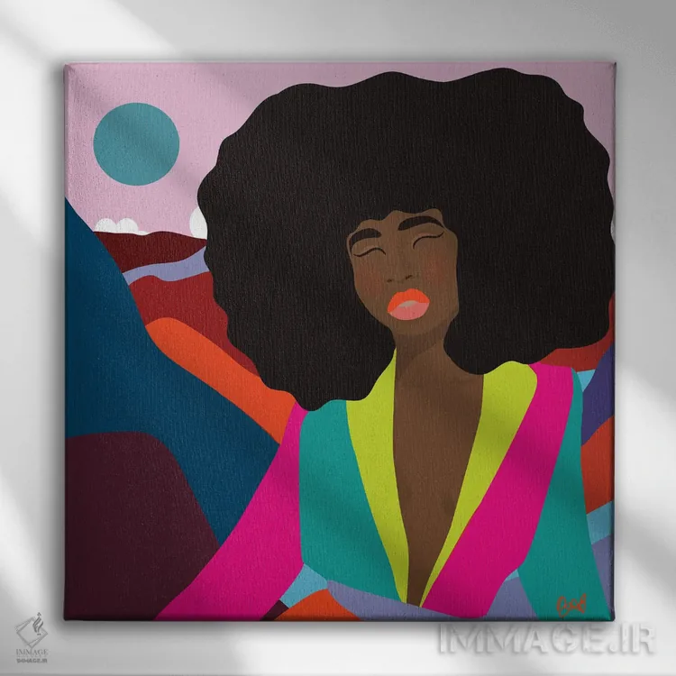 تابلو روح من میدرخشد اثر برندی آدامز-پیفوس - نمای روبهرو روی دیوار