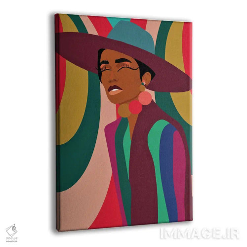 تابلو خانم رئیس اثر برندی آدامز-پیفوس - نمای پرسپکتیو محصول