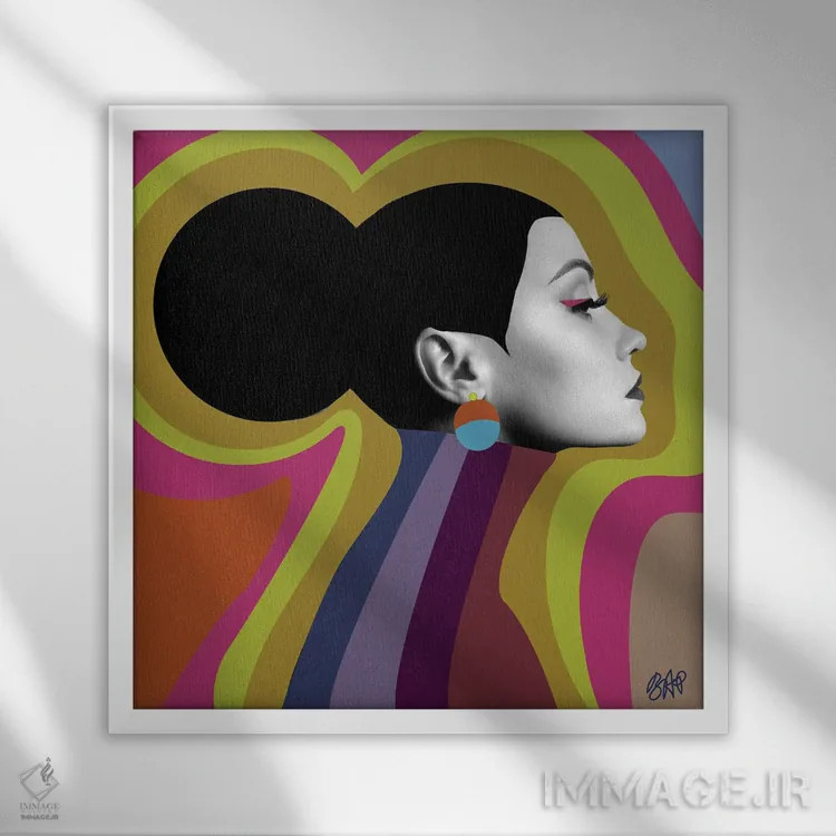 تابلو تکثیر شدن اثر برندی آدامز-پیفوس - نمای قابدار سفید