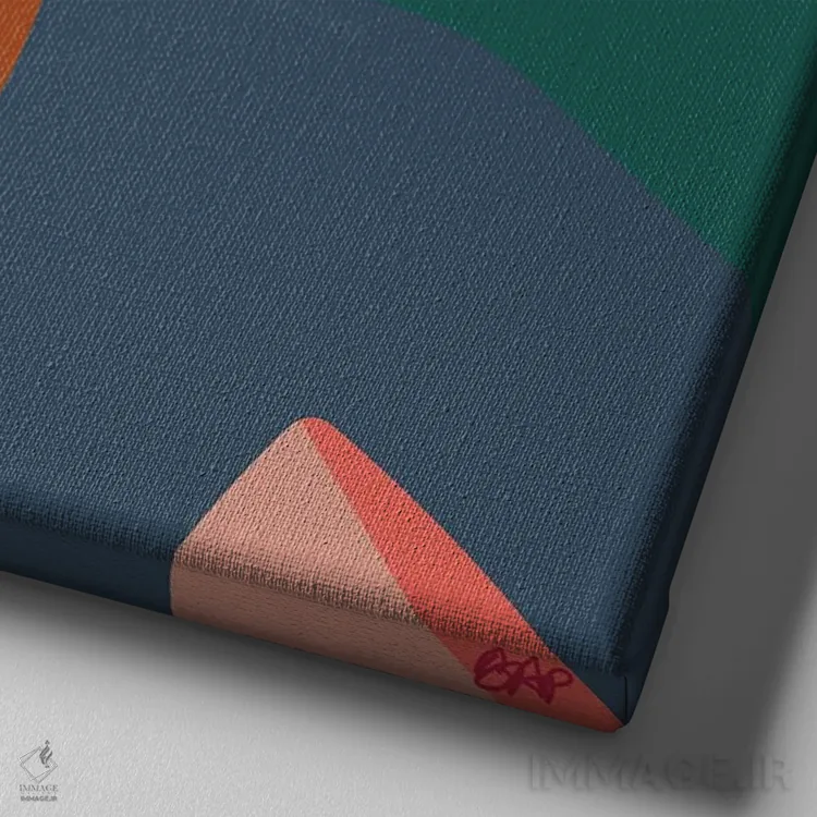 تابلو طعنه زدن (اصطلاح عامیانه) اثر برندی آدامز-پیفوس - نمای نزدیک بافت بوم