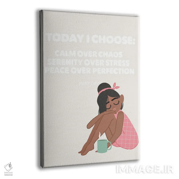 تابلو امروز انتخاب میکنم اثر استودیو بو (استودیوی هنری) - نمای پرسپکتیو محصول