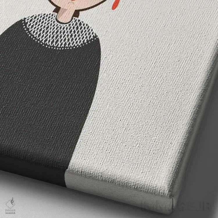 تابلو تغییر پایدار اثر استودیو بو (استودیوی هنری) - نمای نزدیک بافت بوم