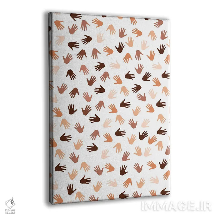 تابلو دستها اثر استودیو بو (استودیوی هنری) - نمای پرسپکتیو محصول