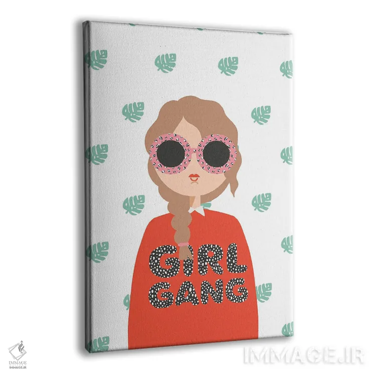 تابلو دار و دستهٔ دختران اثر استودیو بو (استودیوی هنری) - نمای پرسپکتیو محصول