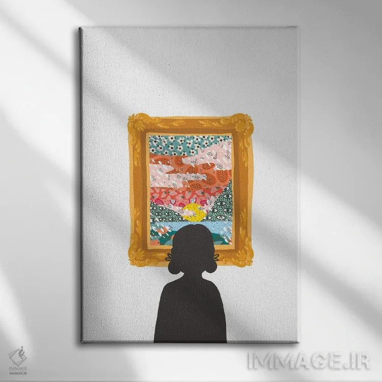 تابلو شگفتی اثر استودیو بو (استودیوی هنری) - نمای روبهرو روی دیوار