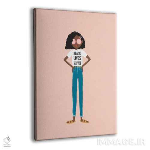 تابلو زندگی سیاهان مهم است (جنبش اجتماعی) اثر استودیو بو (استودیوی هنری) - نمای پرسپکتیو محصول
