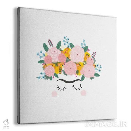 تابلو گلهای فریدا اثر استودیو بو (استودیوی هنری) - نمای پرسپکتیو محصول