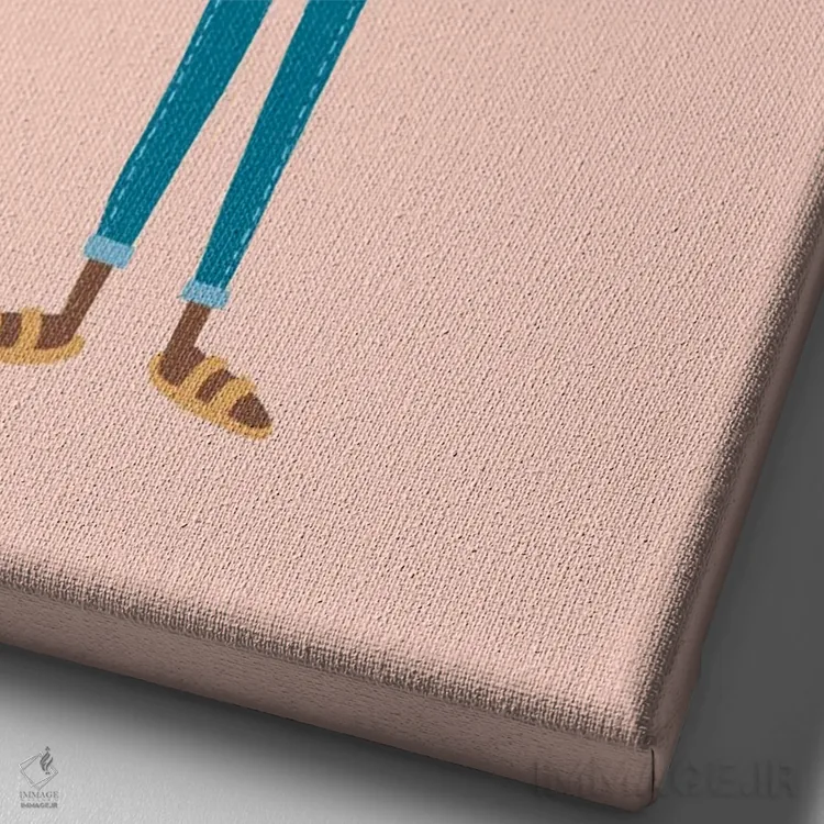 تابلو زندگی سیاهان مهم است (جنبش اجتماعی) اثر استودیو بو (استودیوی هنری) - نمای نزدیک بافت بوم