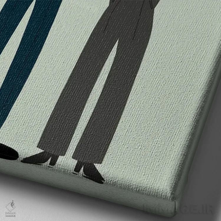 تابلو Kindness Matters,شخصیت مهم است، مهربانی مهم است اثر استودیو بو (استودیوی هنری) - نمای نزدیک بافت بوم