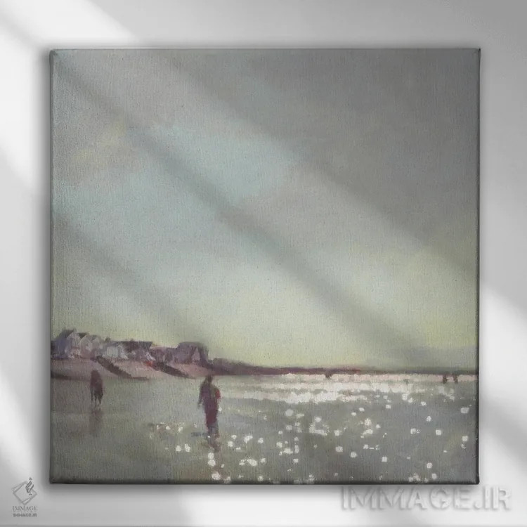 تابلو مه عصرگاهی اثر نوا بی - نمای روبهرو روی دیوار