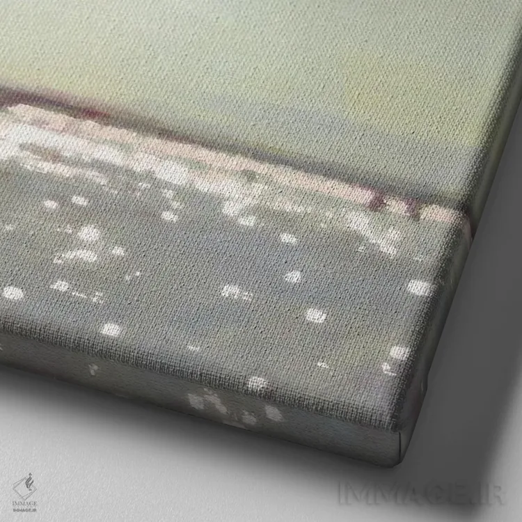 تابلو مه عصرگاهی اثر نوا بی - نمای نزدیک بافت بوم