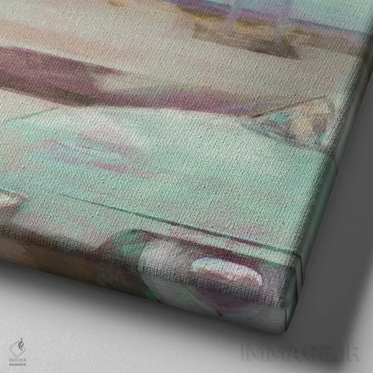 تابلو توقفگاه بنزین اثر نوا بی - نمای نزدیک بافت بوم