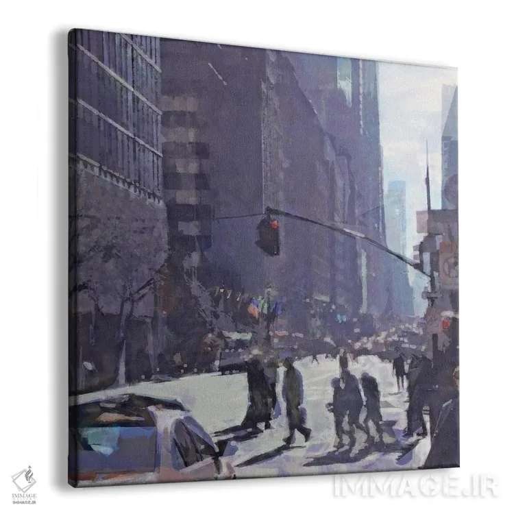 تابلو زاویههای نیویورک اثر نوا بی - نمای پرسپکتیو محصول