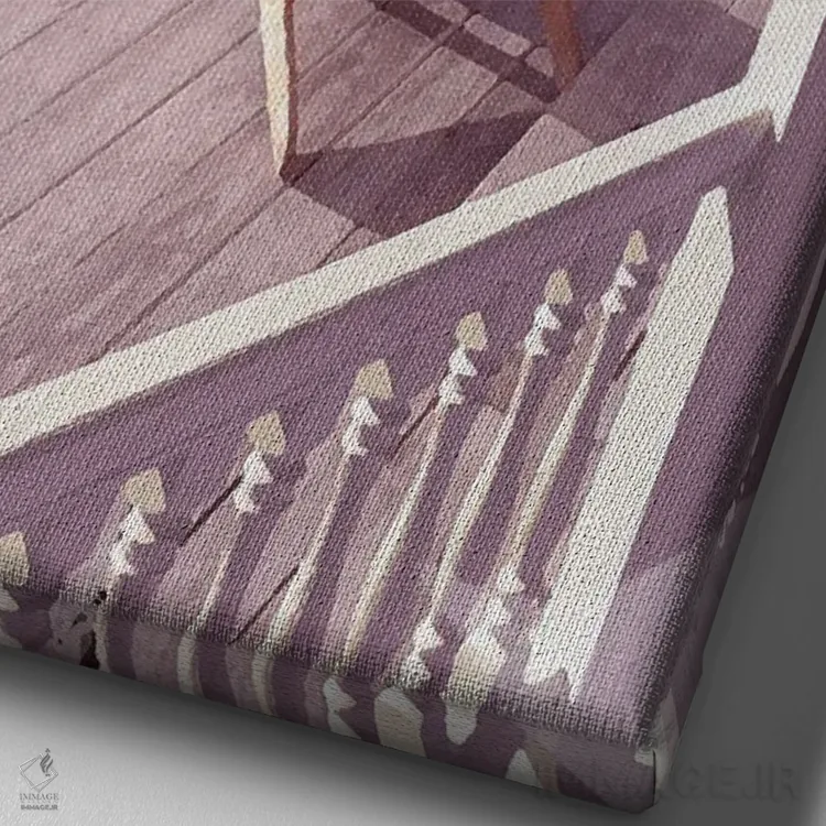 تابلو خانه در همپتونز (منطقه ساحلی آمریکا) اثر نوا بی - نمای نزدیک بافت بوم